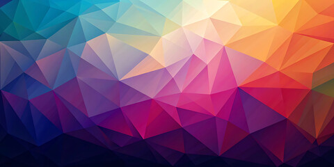 Obraz premium Vibrant Abstract Geometric Gradient Background with Smooth Color Blending for Design Projects