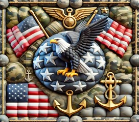 American Soldier Veteran 