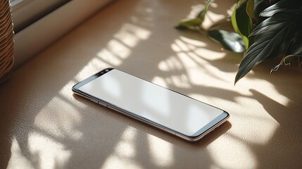 mobile phone on the table