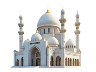 3D illustration of mosque building, with transparent background, PNG file. generative AI
3D illustration of mosque building, with transparent background, PNG file.