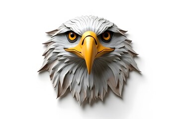 Majestic Eagle Head Sculpture - A Symbol of Strength and Freedom