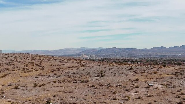 Las Vegas Drone Video Aerial Nevada Desert Landscape