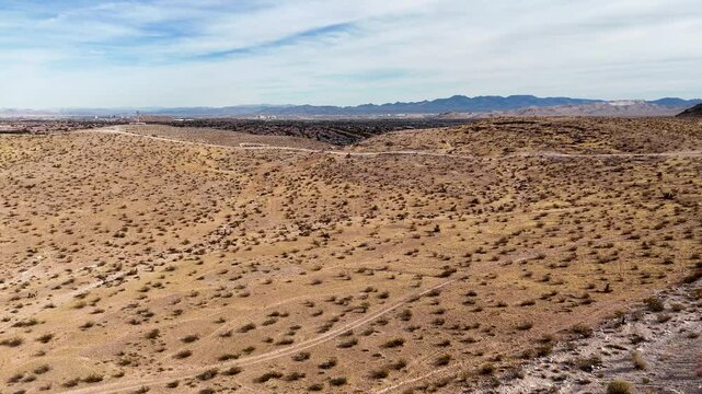 Las Vegas Drone Video Aerial Nevada Desert Landscape