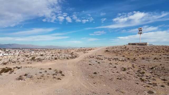 Las Vegas Drone Video Aerial Nevada Desert Landscape