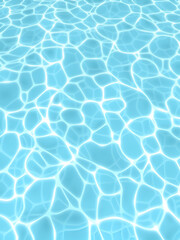 Pool water swim background summer poster texture. Pool reflect water vector ripple aquatic design