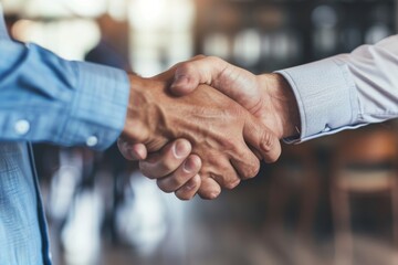 A professional handshake in business signifies an agreement between a lawyer and a judge, reflecting authority and respect in the legal world while establishing valuable connections