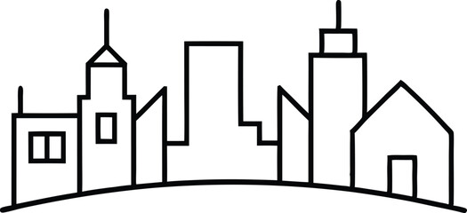 cityscape vector icon 