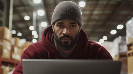 Analyzing data in an industrial warehouse environment for productivity