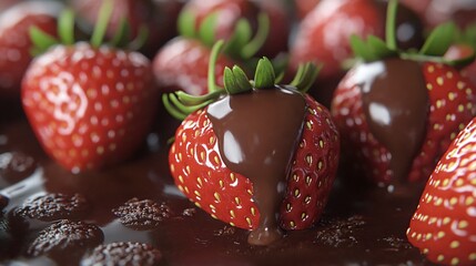 Vibrant Red Strawberries - Healthy & Fresh Fruit