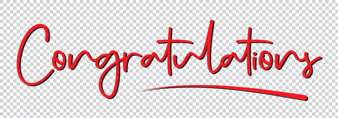 Congratulations. Beautiful greeting card poster, calligraphy black text word golden star fireworks. Hand drawn, design elements. 1176