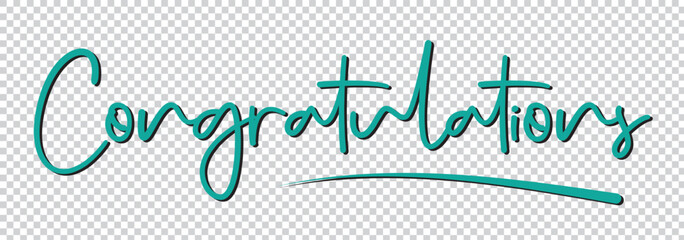 Congratulations calligraphy. Hand written text. Congrats Lettering. 1176