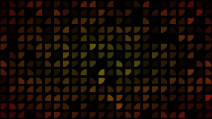 Animation of group of geometrical shapes abstract graphic effect background.