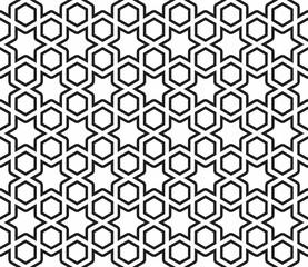JPG Seamless girih pattern. Girih 5. Traditional Islamic Design. Mosque decoration element. Seamless geometric pattern. Seamless islamic pattern. Background illustration. Morocco seamless pattern.