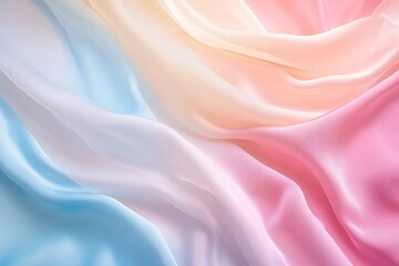Fototapeta premium Pastel Gradient Fabric Texture Background