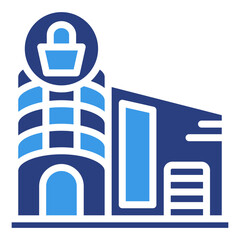 Shopping Mall  Icon Element For Design