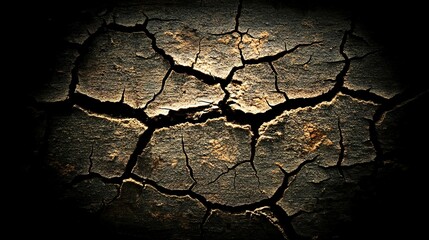 Obraz premium Dark grunge textured background with a distressed cracked surface giving an aged and moody effect