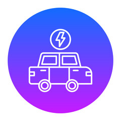 Electric Car Icon
