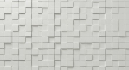 Tiled wall texture, white square tiles, minimalist bathroom design, clean geometric pattern, seamless ceramic surface, modern interior decor, light gray grout lines, uniform tile layout, architectural