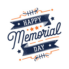 Happy Veterans Day Typography Vector art illustration.