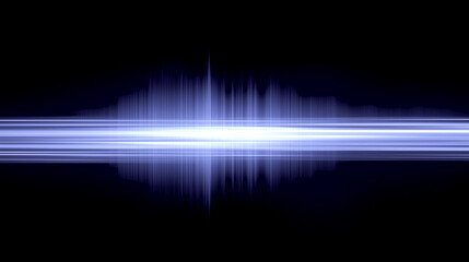 Blue horizontal lines of black with lens flare