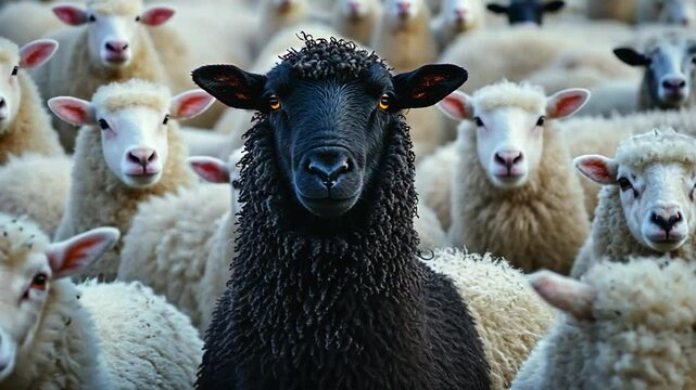 The Lone Black Sheep: A Symbol of Individuality