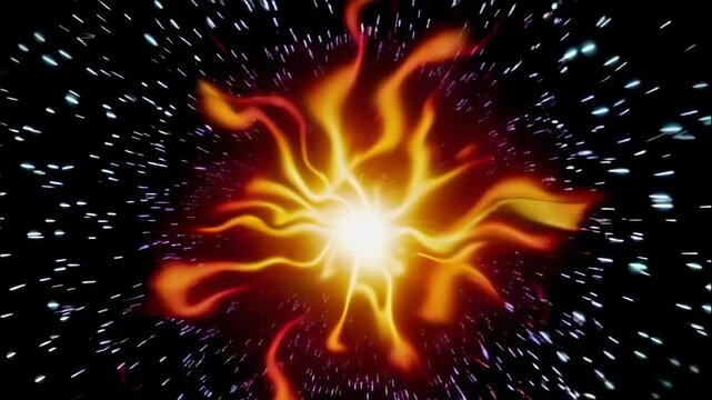 Pulsation of the Solar Storm, Burning Energy