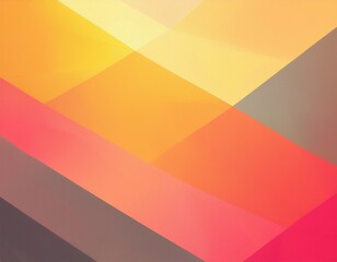 Obraz premium abstract colorful peachy pink yellow geometric gradient background