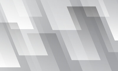 Obraz premium Abstract white and grey geometric background. Vector illustration