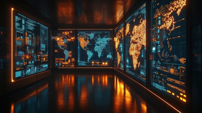 Futuristic Command Center (1) - Powered by Adobe