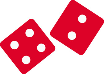 Casino Logo with Dice Icons