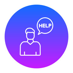 Ask For Help Icon
