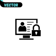 Personal Data Security Icon