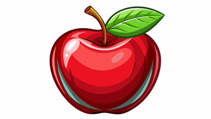Red Delicious apple isolated on white backgrounds Mela Stark
