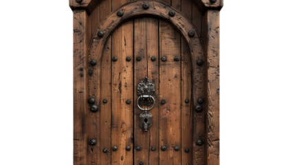 Wrought Iron Door on transparent background PNG.