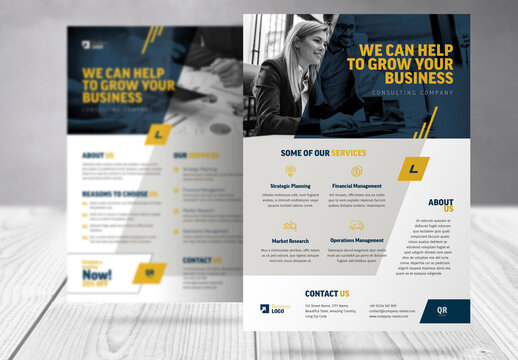 Business Consulting Company Flyer Design