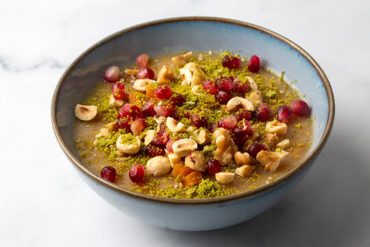 Traditional delicious Turkish dessert; Ashura (Asure)