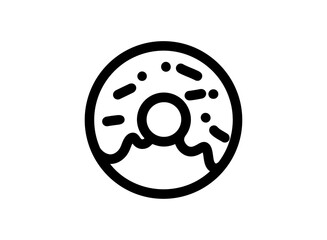 Set of an Fast Food Donut Icon