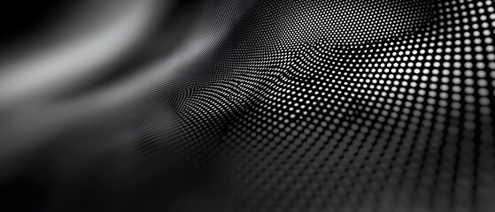 Subtle Microdot Pattern Texture in Sleek Futuristic Monochrome Palette