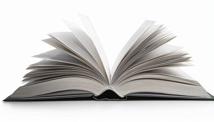 Fototapeta premium open book on white background