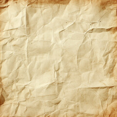 Crumpled Aged Paper Texture for Vintage Backgrounds and Designs