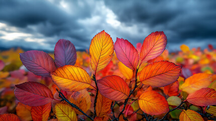 Fototapeta premium cloudy autumn sky,