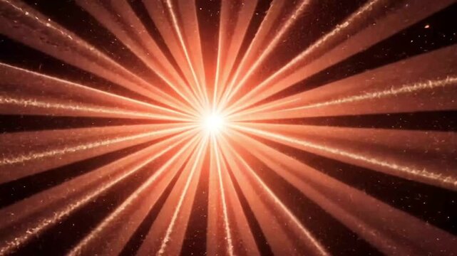 Sparkling Light Radiating Through Bronze Sequins Abstract Motion Background