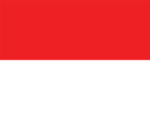 Indonesia flag vector illustration © MRH Canvas