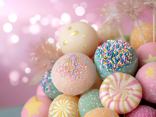 Obraz premium elegant candy bouquet