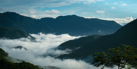 view of a mountain range during the day time in tanay, Philippines