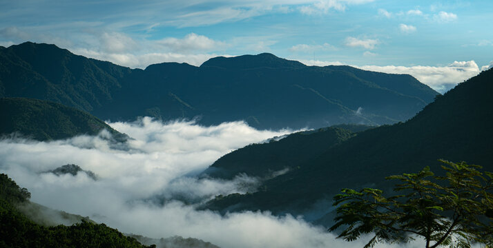 view of a mountain range during the day time in tanay, Philippines