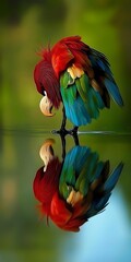 Fototapeta premium Wild Nature, Animals, Birds, Insects, Forest, Rivers, Desert, Professional Photography, Blur Background Style, Picture for Frames, Banners, Mobile PC Background, Screen and Cover, Mouse Pad, High Defi
