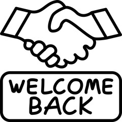 Welcome Back Icon