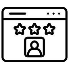 Online Rating Icon