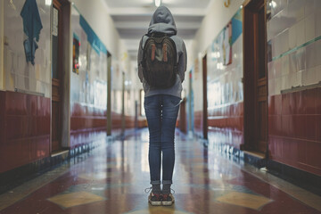 Generative AI Visual Depiction of Teenage School Bullying and Its Emotional Impact